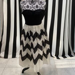 Anthropology Chevron Dress